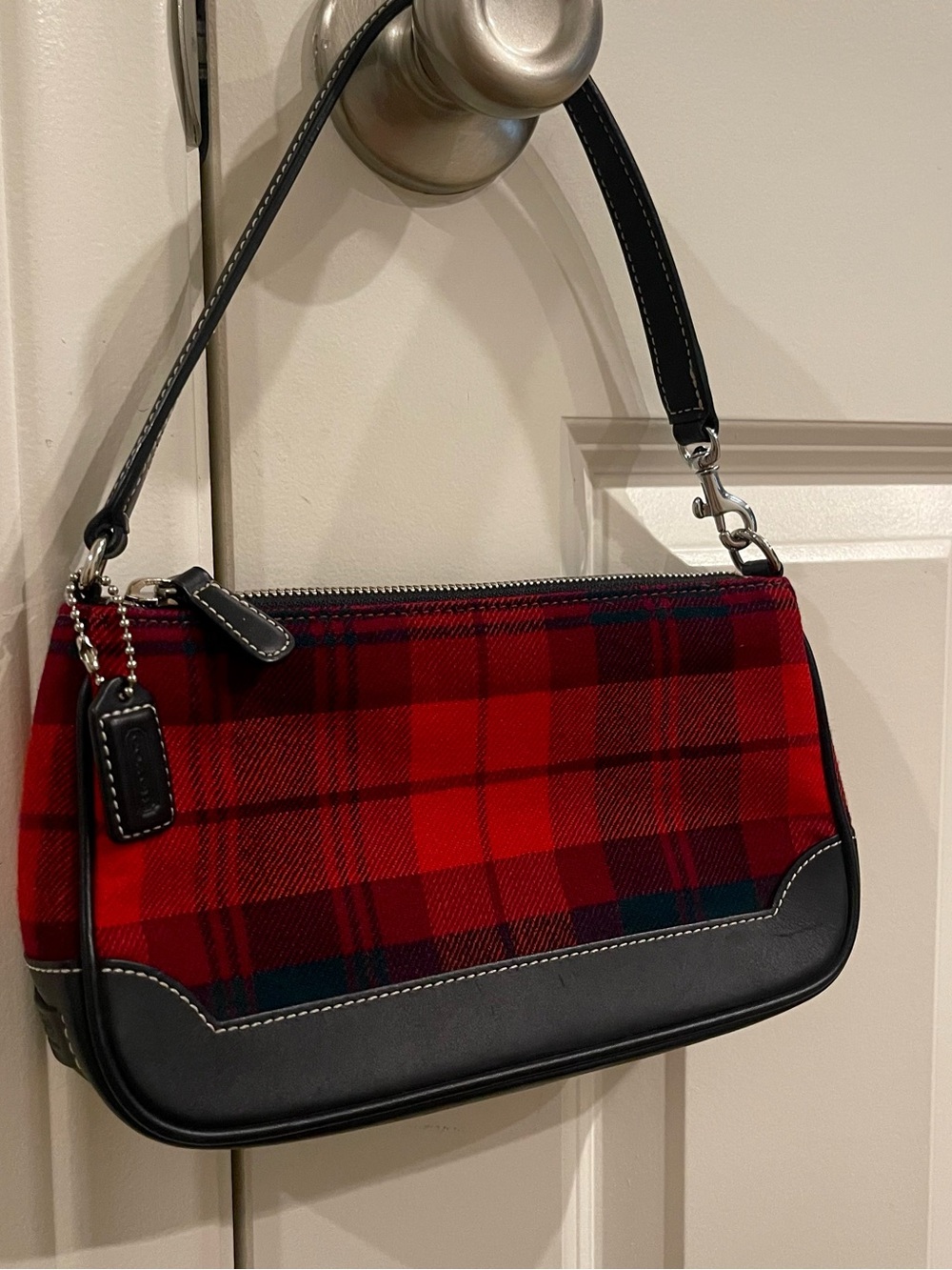 vintage coach plaid mini demi bag - Picture 2 of 5